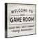 Stupell Industries Welcome To Game Room Framed Giclee Art